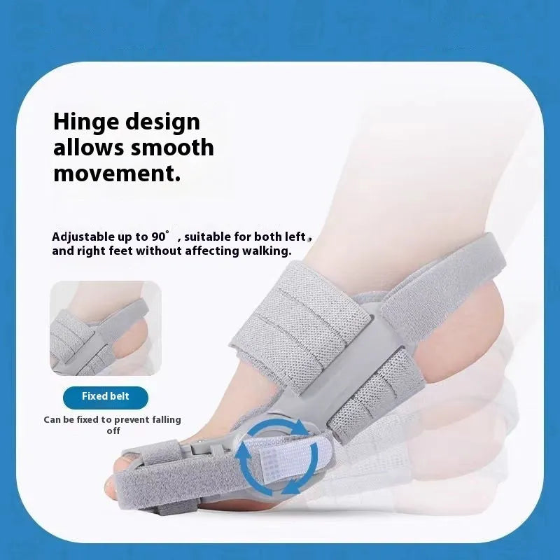 TPR thumb valgus brace toe overlap corrector in average size for adults and children, grey or white style