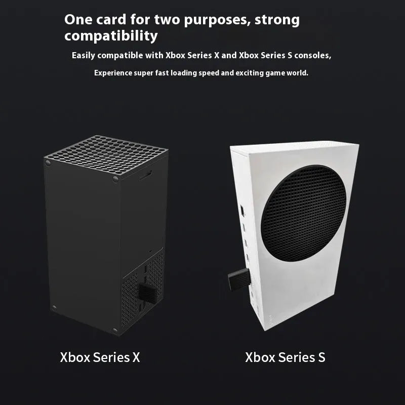 Aluminium Xbox Series S and X hard disk switching box with screwdriver and manual