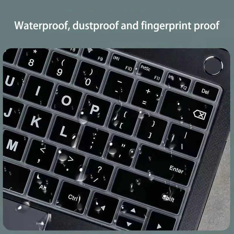 TPU keyboard protective film for 13.3 inch Apple MacBook Pro Air with colourful chalk characters design