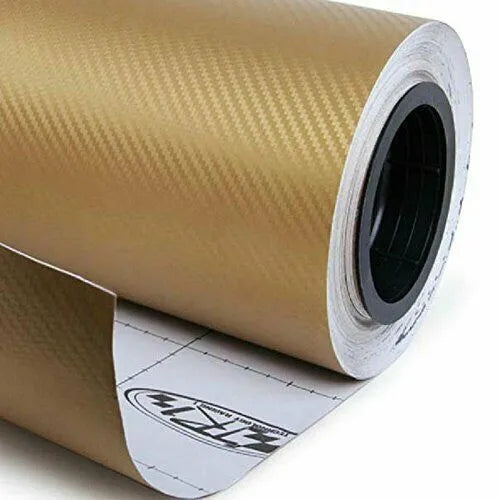 Carbon fibre vinyl sticker roll in eight colours for car decoration