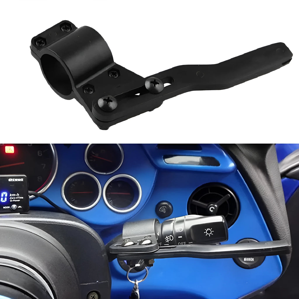 Aluminium alloy car steering wheel lengthening bar in silver finish