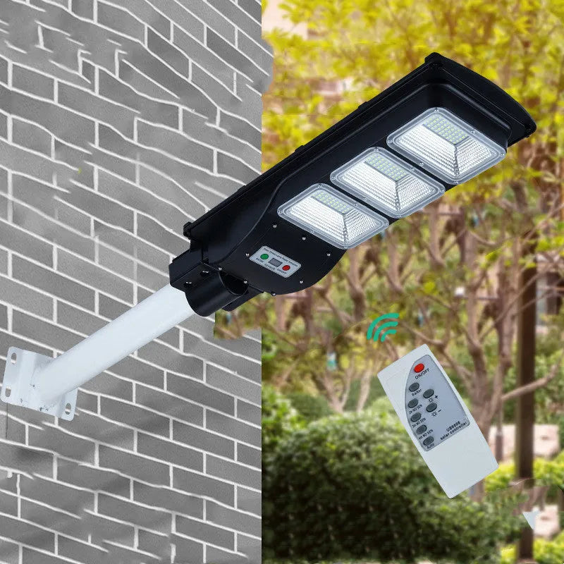 60W integrated solar street light with remote control for outdoor installation