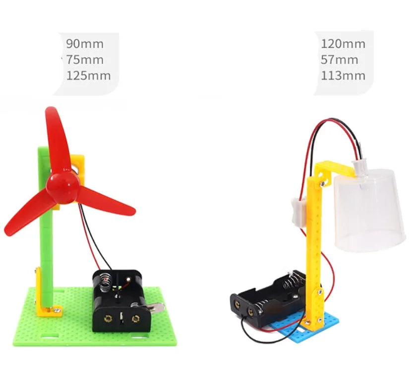 DIY plastic assembling building blocks educational toy set for science experiments and hands-on learning