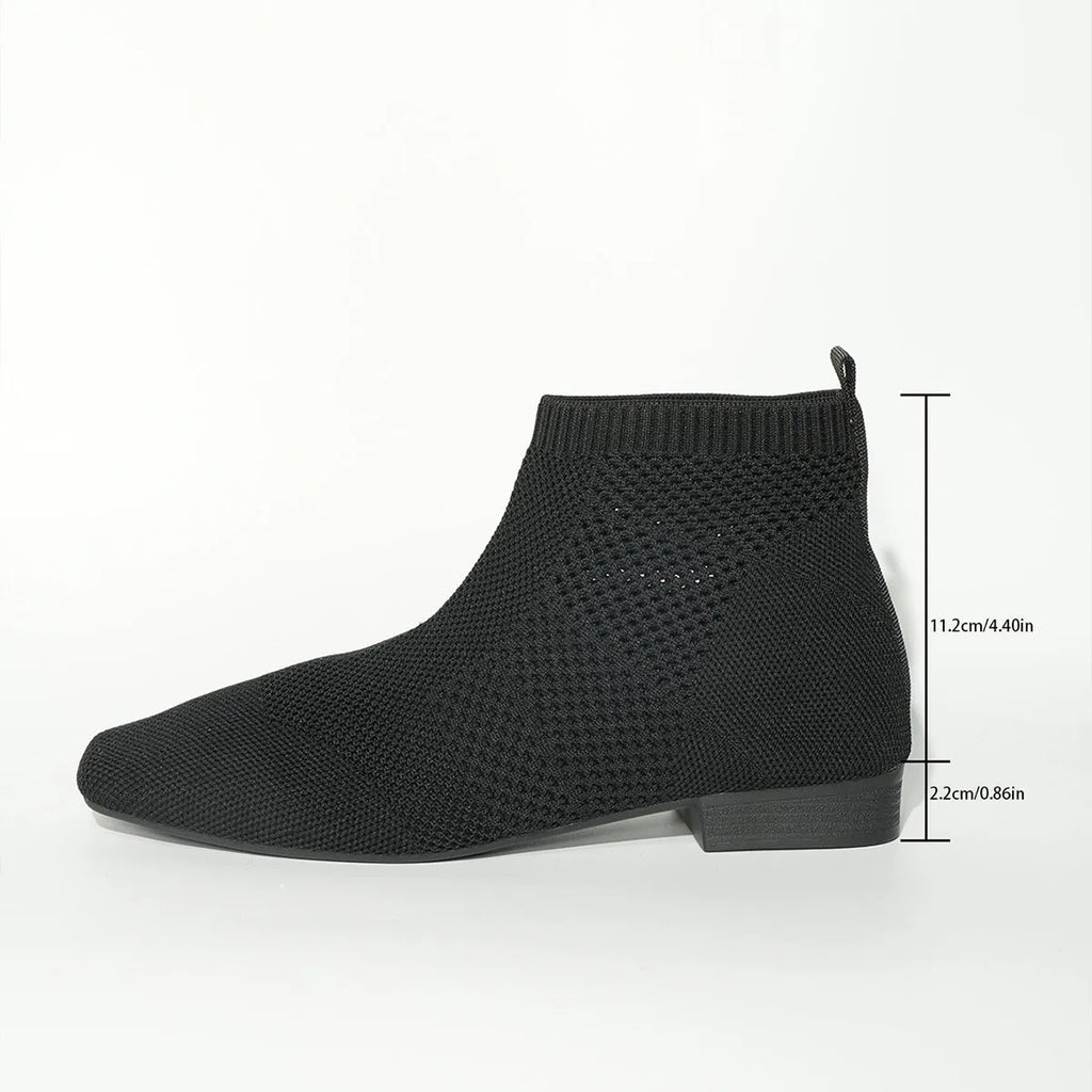 Plus size women's ankle boots, mid heel, pointed toe, middle calf, black or camel, sizes 36-43, artificial PU upper, rubber sole.