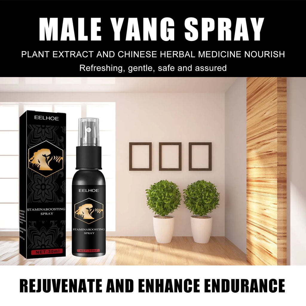 Men's body moisturising oil spray treatment 30ml bottle for hip care
