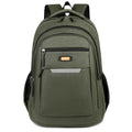 Men's casual Oxford cloth backpack in grey, black, green, and blue colour options