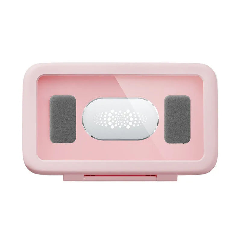 Waterproof shower phone holder with touch screen and anti-fog window in black, pink, or white