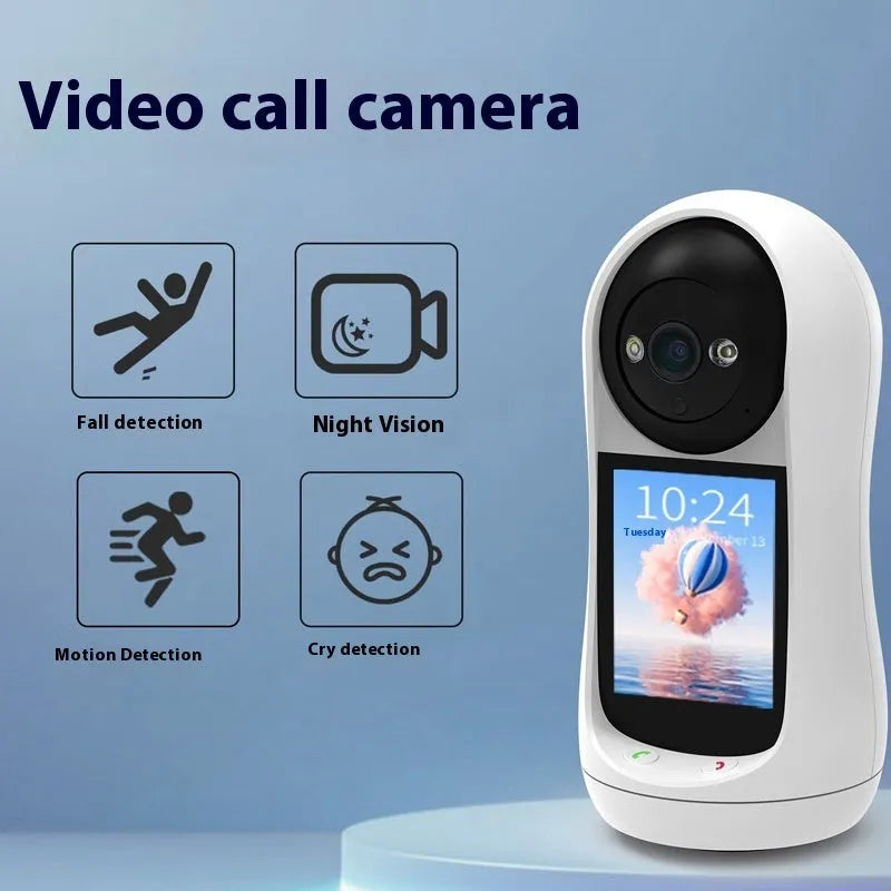 Bidirectional video call camera for indoor home use, 1 inch ball machine size, 2MP or 3MP options
