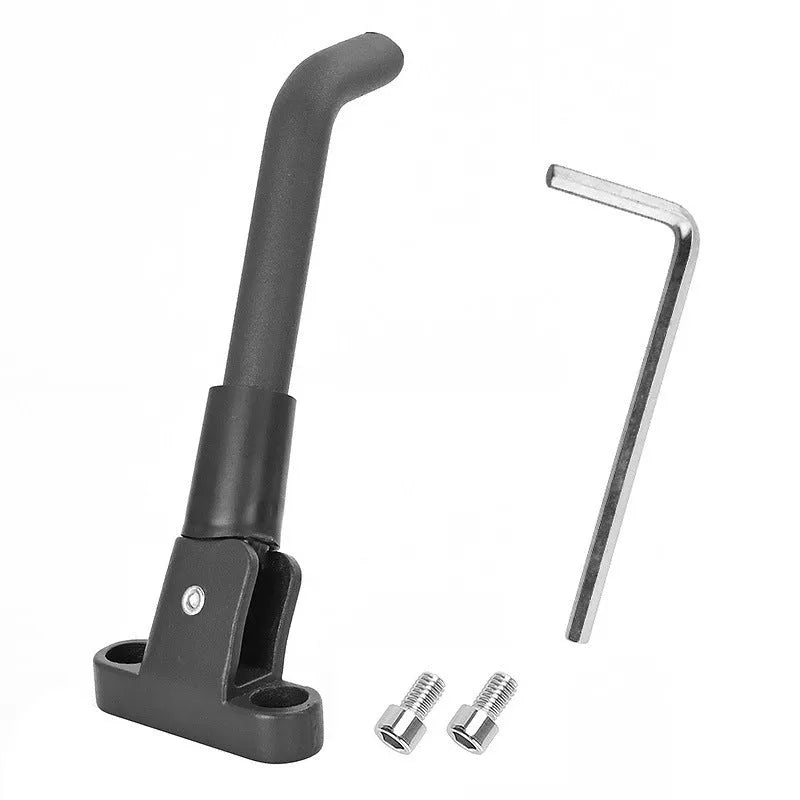 Aluminium alloy electric scooter foot brace accessory in black white or grey with screws