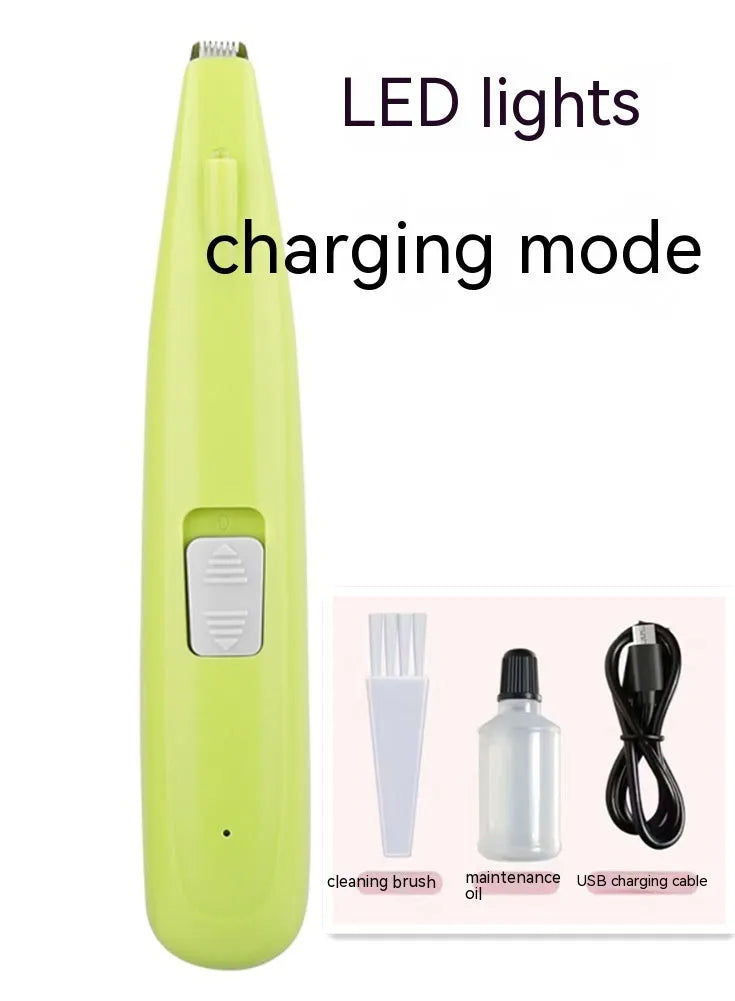 blue aluminum battery electric pet hair clipper for cats and dogs