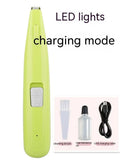 blue aluminum battery electric pet hair clipper for cats and dogs