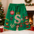 Men's five-point running shorts in black, pink, and green, straight leg, mid-rise, sizes M-3XL