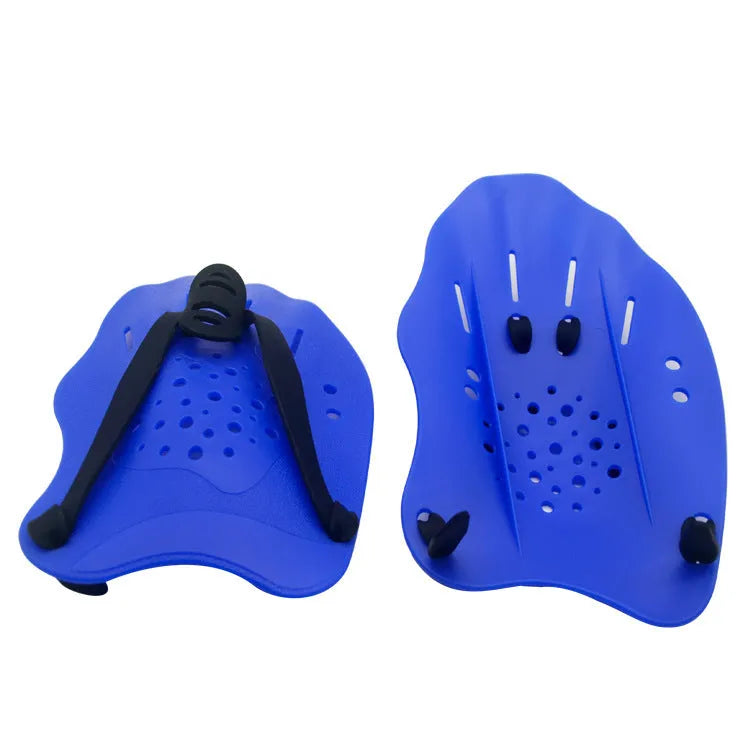 Silicone swimming training paddle gloves in multiple colours for freestyle stroke development