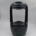 Anti gravity water drop humidifier, round ABS plastic body, 120x120x229mm, USB powered, white or black