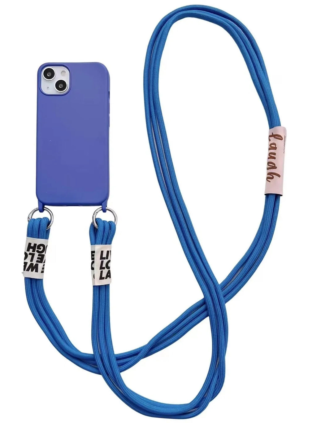 Diagonal lanyard soft strap hanging neck silicone phone case TPU back cover for iPhone 13 12 11 Pro Max XS XR 7 8 Plus multiple colours