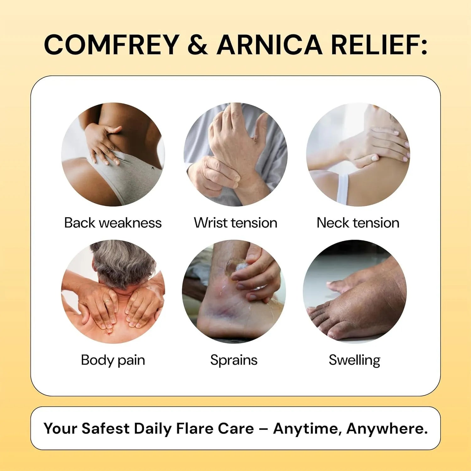 120g tube of Universal Flare Care muscle and joint pain relief cream with no logo