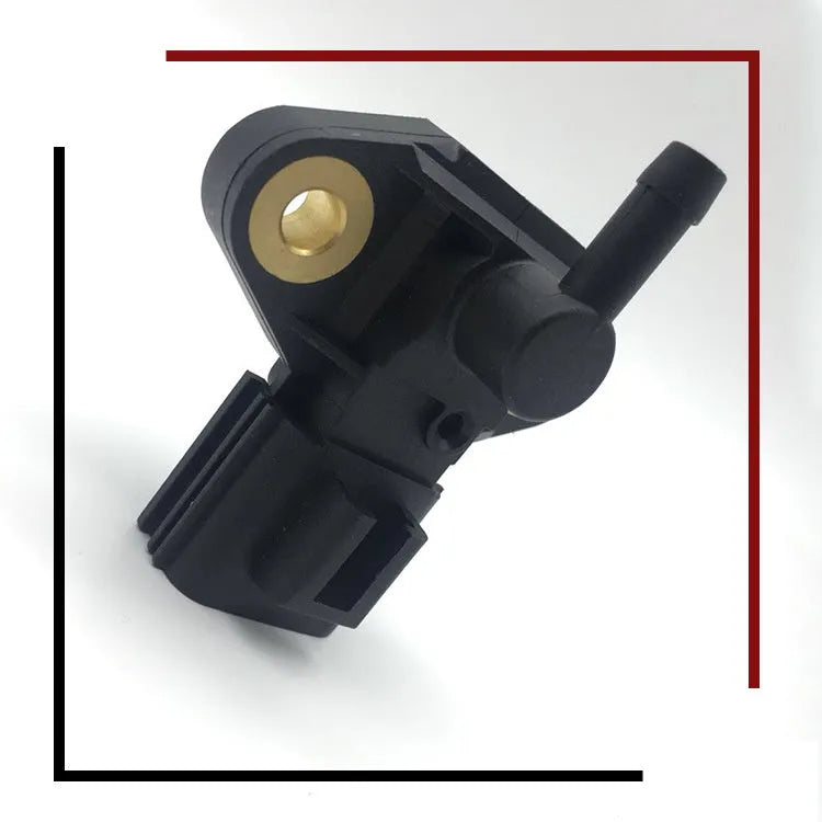 Black Type 0 intake pressure sensor for Ford and Lincoln vehicles showing connection point
