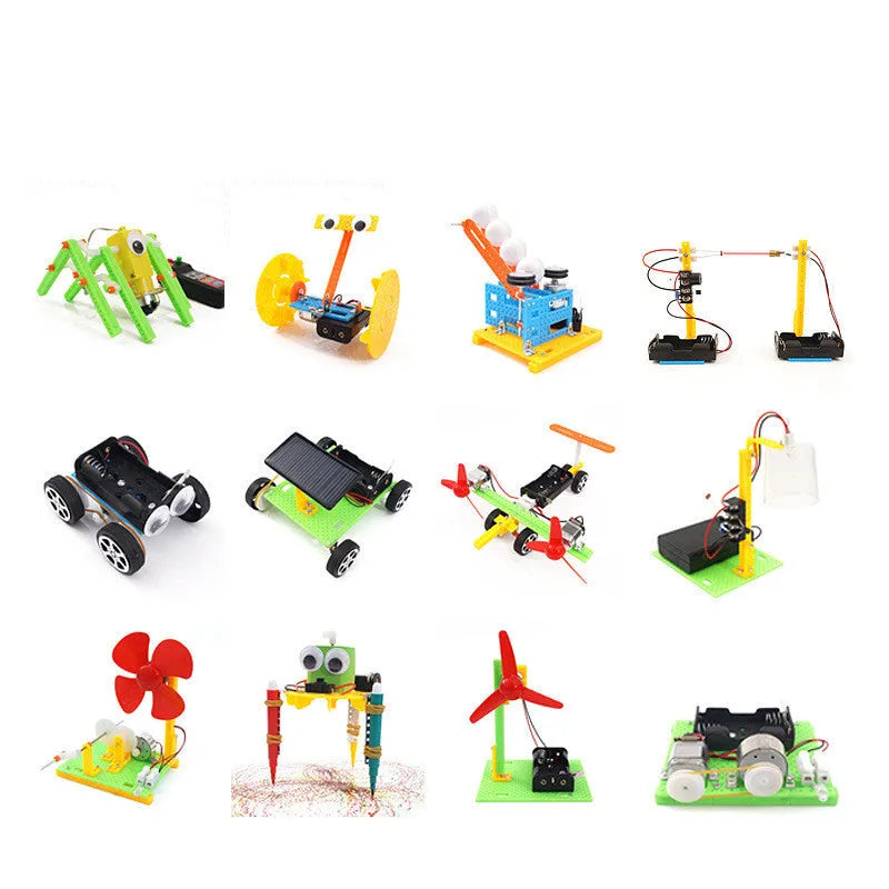 DIY plastic assembling building blocks educational toy set for science experiments and hands-on learning