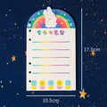 A6 loose-leaf replacement notebook with decorative cover measuring 90x170mm containing 80 sheets of 70g paper