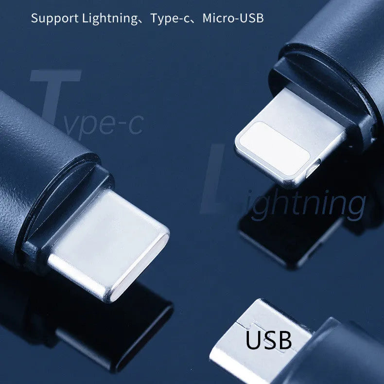 Capsule infrared remote control emitter for smartphones with Lightning, Type-C and Micro-USB interfaces