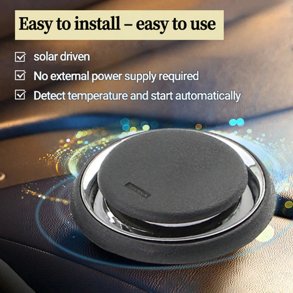 Black portable car deicing instrument measuring 7.4cm for melting ice on vehicle windscreens