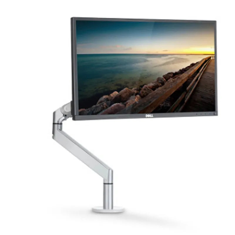 Silver aluminium alloy hover notebook arm bracket computer stand on desk