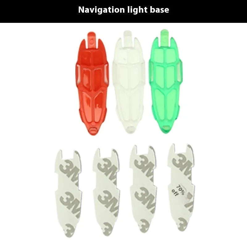V3 wireless charging navigation light for car and ship models with waterproof construction