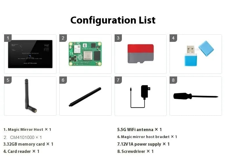 13.3-inch integrated computer voice assistant touch display with CM4 main control and ABS plastic housing