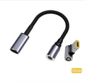 Lenovo Type-C to square port magnetic data cable with 1.8 metre length showing magnetic connector detail