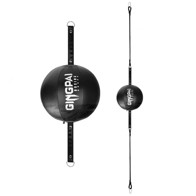 PU hanging speed ball for boxing reaction training in black, green, or white colours
