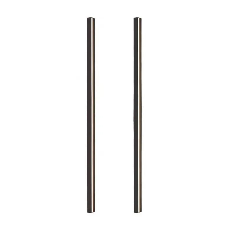 80 cm long black aluminium LED strip wall lamp with touch control for changing light colour.