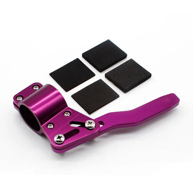 Aluminium alloy car steering wheel lengthening bar in silver finish