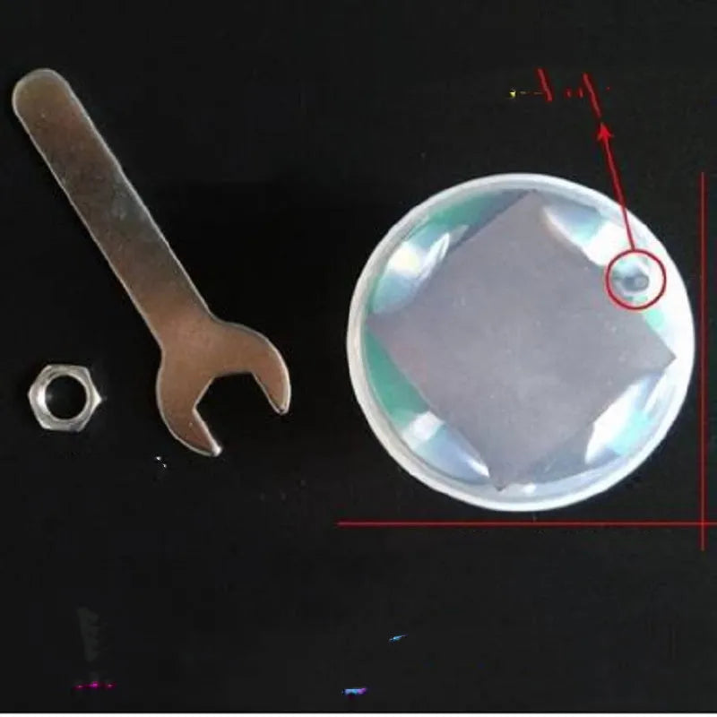 Solar valve light for car bicycle motorcycle 12V 0.4A 40x32mm universal fit