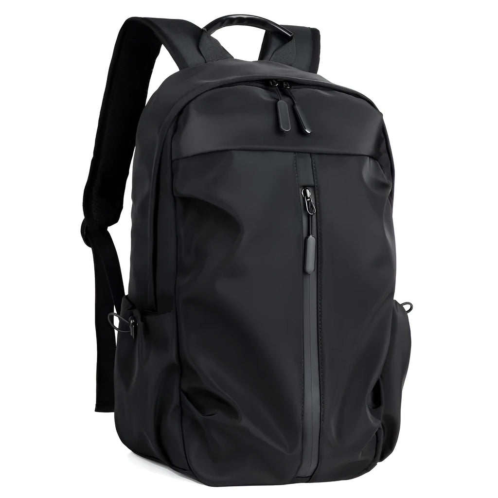 Men's business casual backpack in Oxford cloth with internal computer pocket, available in grey, 30.5x45cm
