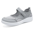 Women's low-top casual shoes in mesh with velcro strap, shown in multiple colour options