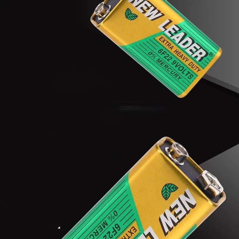 Xinlida 9V alkaline battery model 6F22 for walkie-talkies and wireless microphones.