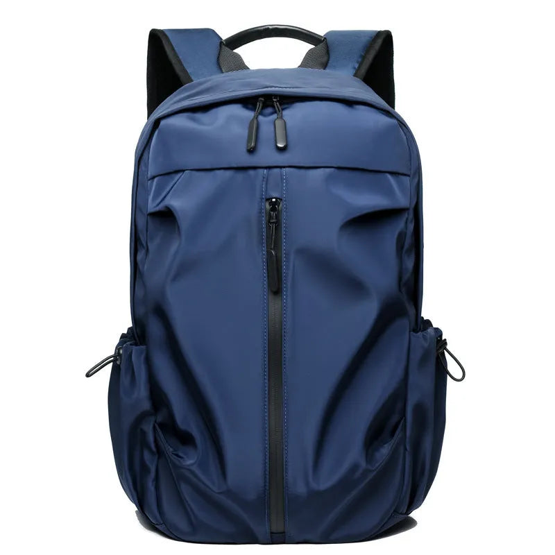 Men's business casual backpack in Oxford cloth with internal computer pocket, available in grey, 30.5x45cm