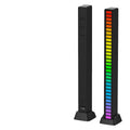 Sound control music rhythm light digital lamp with acrylic shade and 40 lamp beads