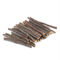 Dried apple branches 100g natural small pet treat for rabbits chinchillas hamsters teeth cleansing chew sticks 10-13cm