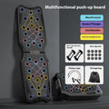 Flat ABS plastic push up support plate for fitness training, shown in available colour options.