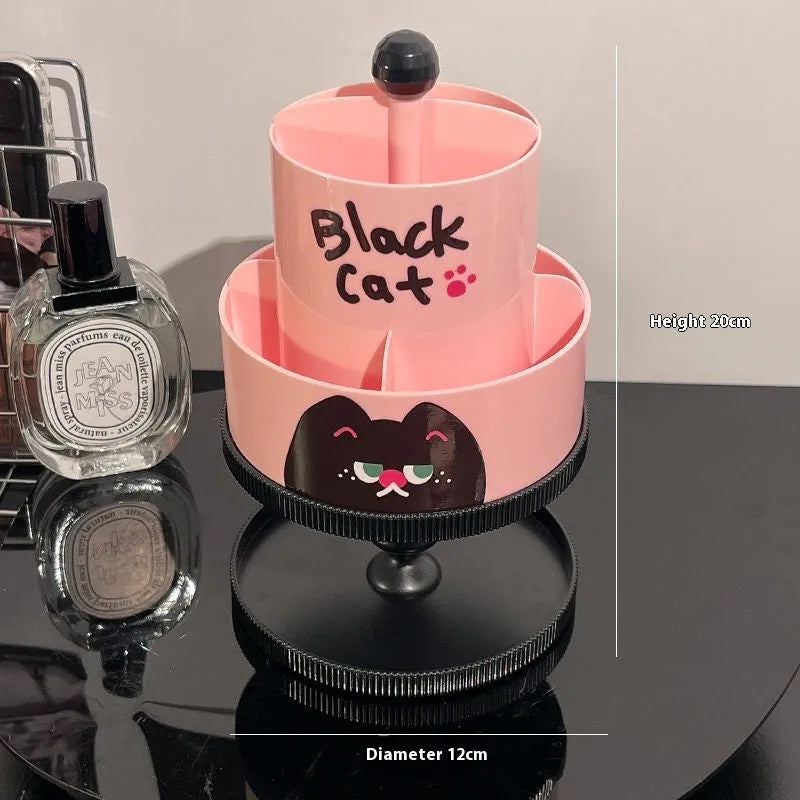 Rotating cosmetic brush storage barrel in Japanese style design with 18 litre capacity