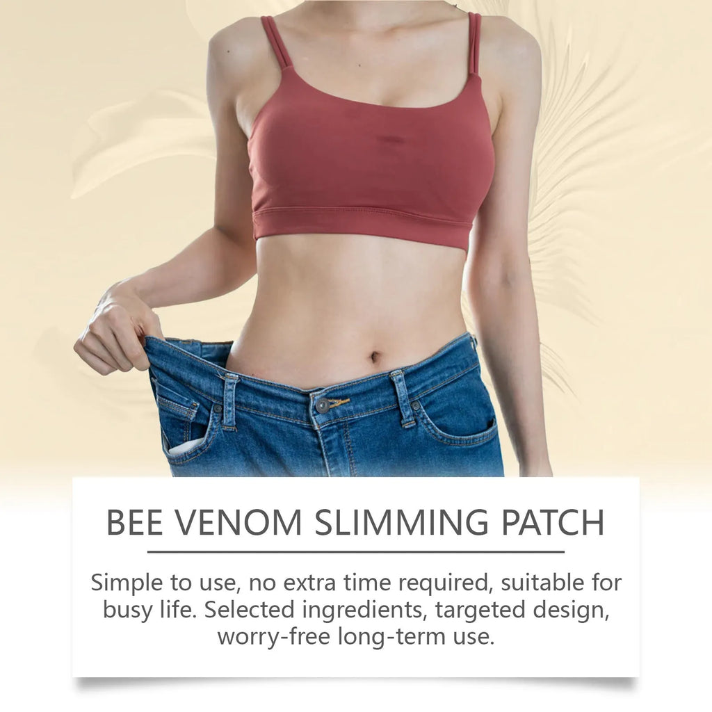 Body care patch box of 30 nursing stickers, each 7x7cm, with bee venom and plant extracts