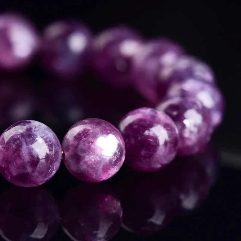 Grandmother crystal bracelet with geometric faceted beads in Korean style showing multiple colour options