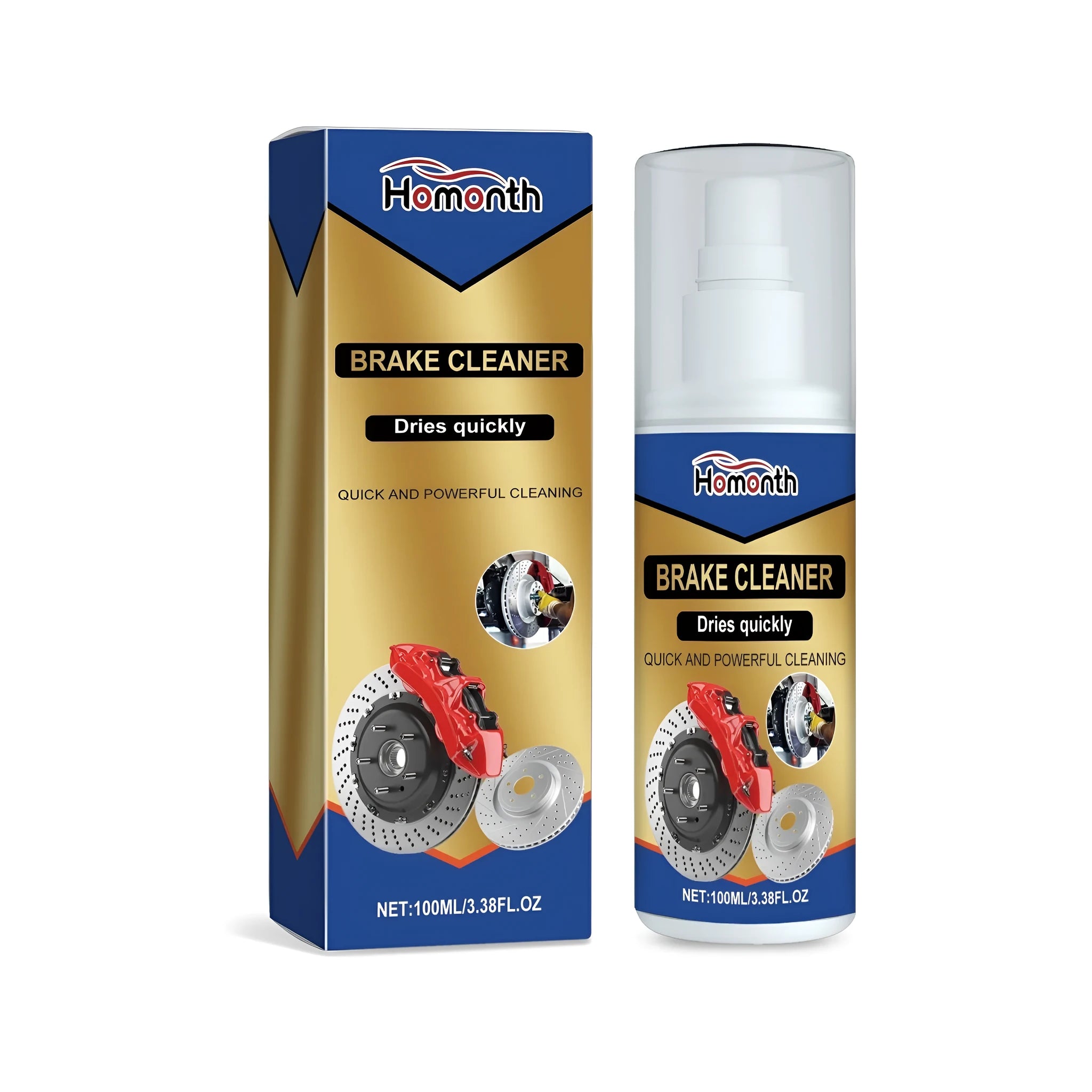 100ml water-based car brake cleaner spray in a PET bottle