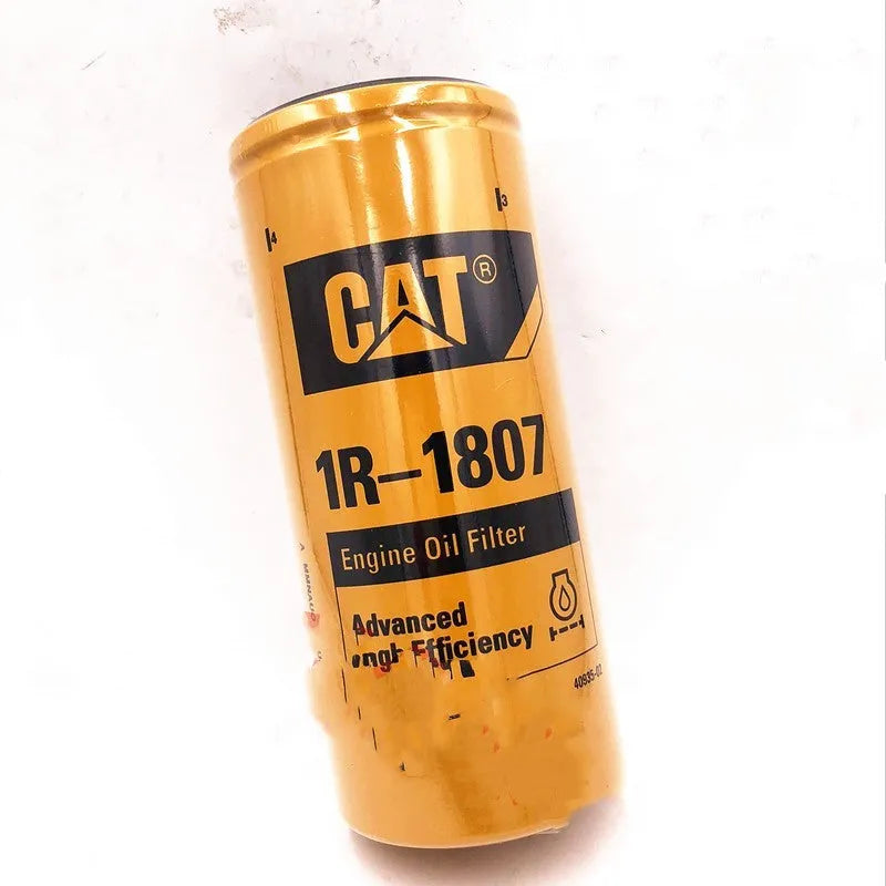 Yellow Caterpillar oil filter element for 324D 329D 328D 325 320D 326D models