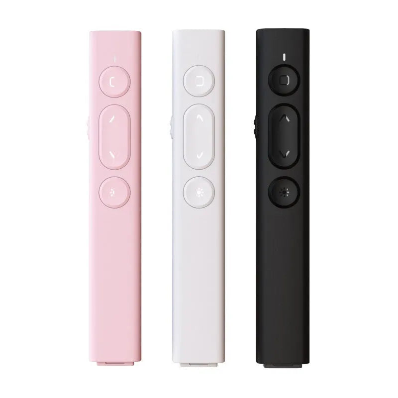 Remote control presentation pen for whiteboard and PowerPoint control in ABS plastic with multiple colour options
