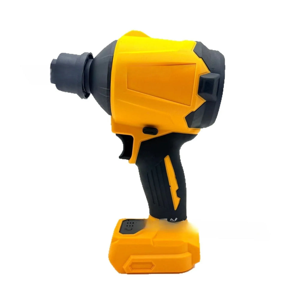 Cordless lithium-ion battery air blower for snow removal and dust cleaning with brushless motor option