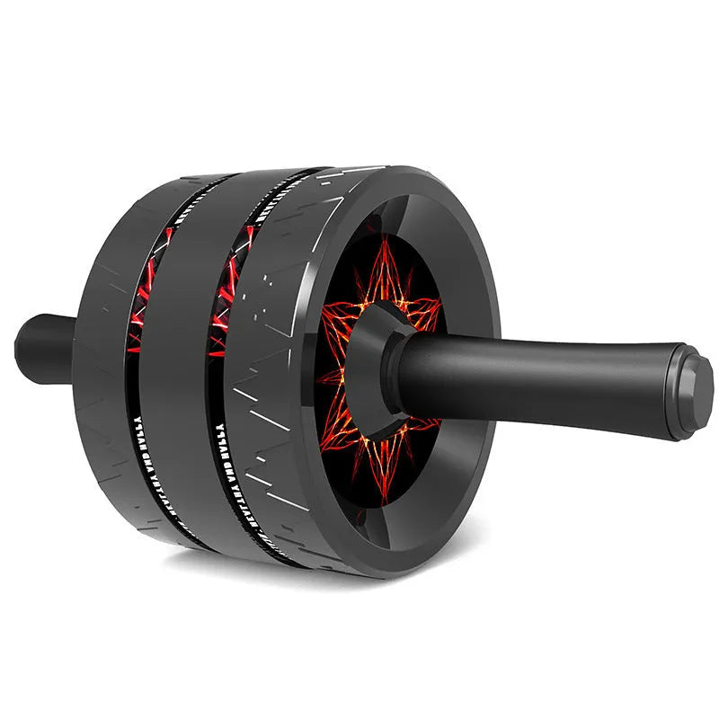 Abdominal wheel fitness equipment for core strengthening exercises with wheel configuration options