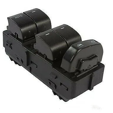 Ford BT4Z-14529-AA black electric window regulator switch replacement part.