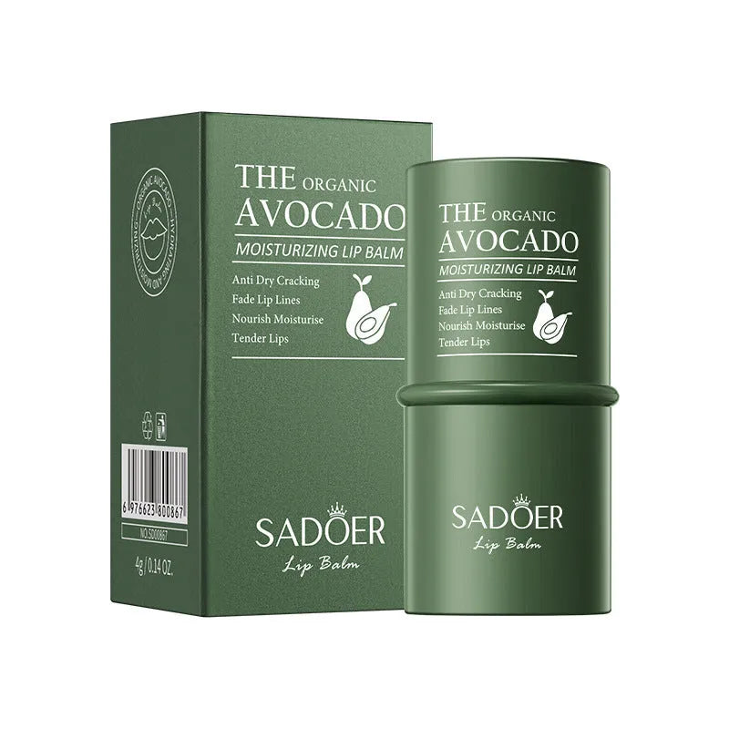 Anti-chapped lip moisturising lipstick in a tube, shown alongside text listing variants like Marigold, Hyaluronic Acid, and Watermelon.